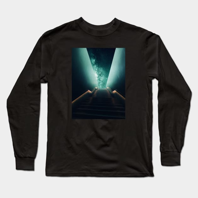 Stairway to the Stars Long Sleeve T-Shirt by squat680